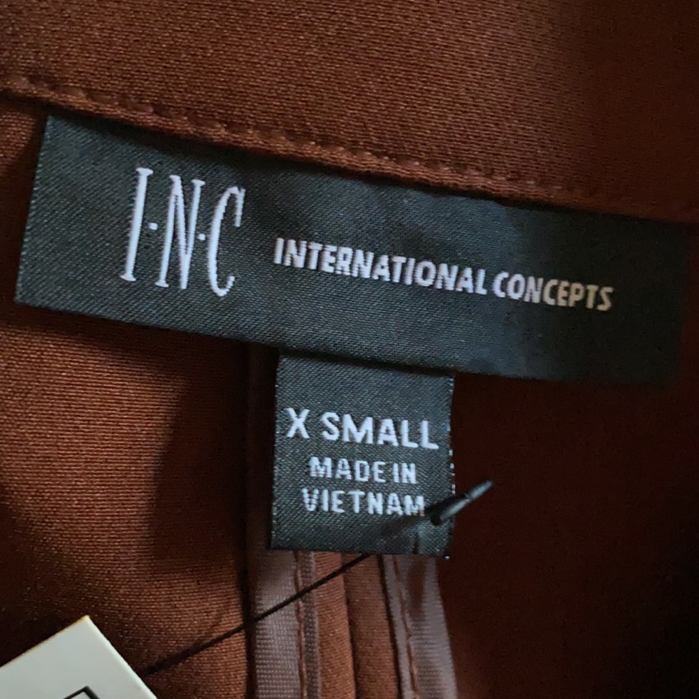 Inc International Concepts suit Jacket brown XS NWT - Picture 7 of 11